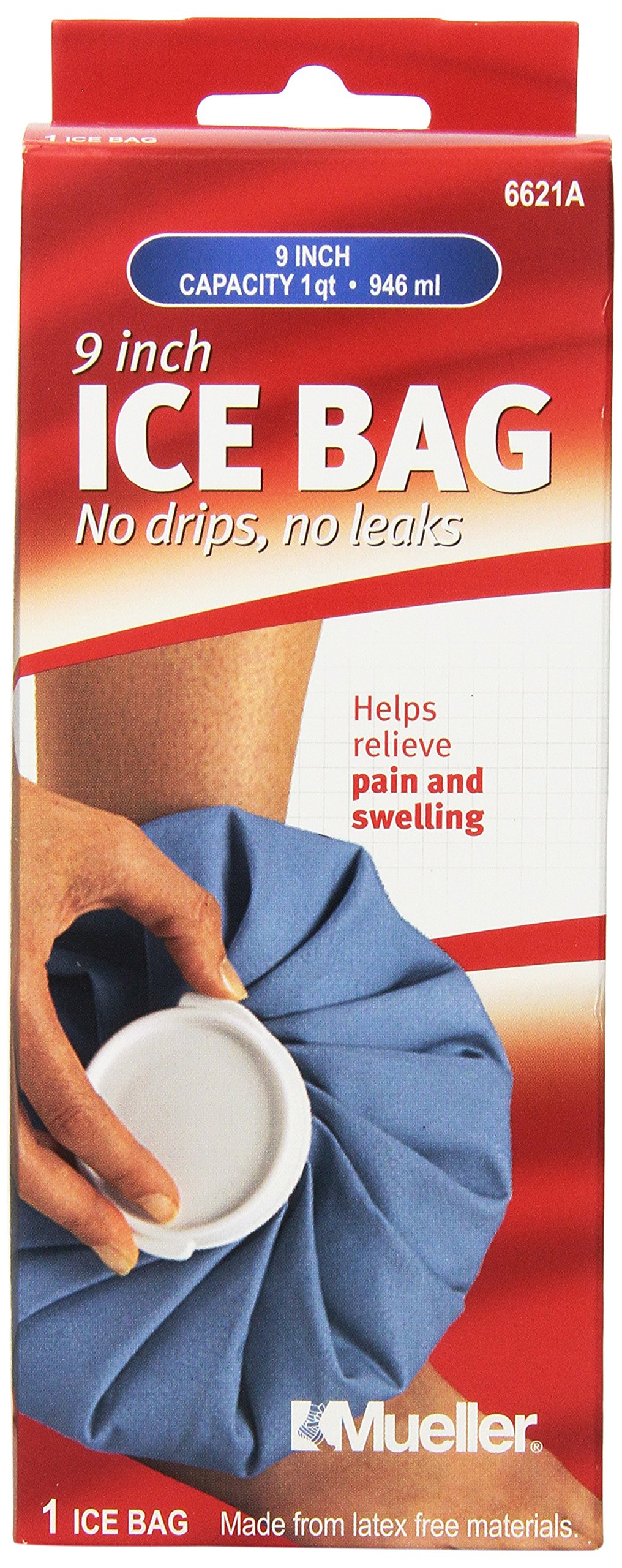 MUELLER Ice Bag, Blue, 9 Inch