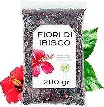 Hibiscus Flowers 200 g - Dried Hibiscus Flowers - Hibiscus Tea - Hibiscus Infusion - Flor de Jamaica - Dried Hibiscus Leaves - Loose Hibiscus (200g)