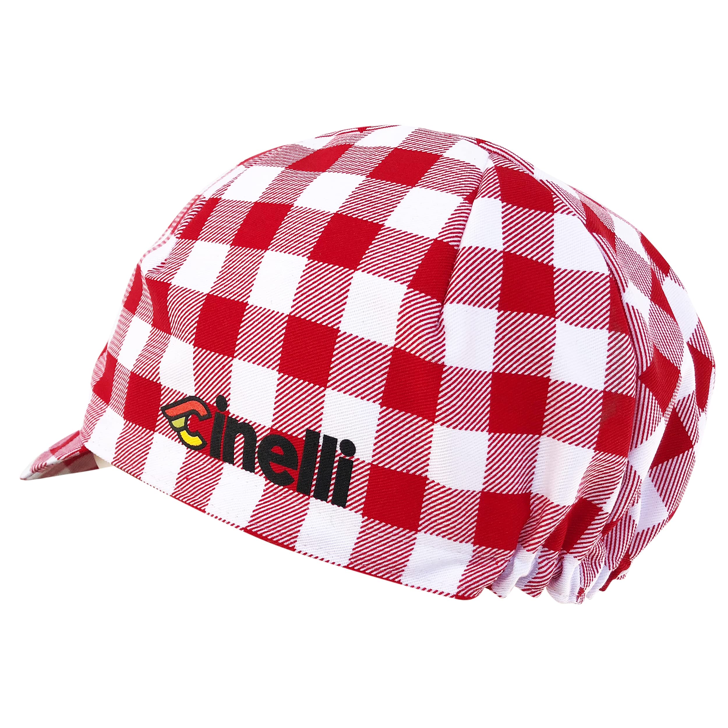 ERTGHH Cinelli Ciao Italia czapka rowerowa, czerwony/biały, jeden rozmiar