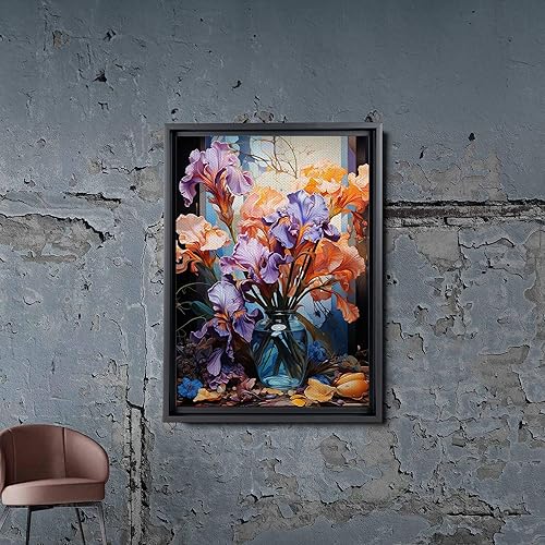 Miniatura 5 de Provence Blooms, Acrylic Iris Prints, Captivating Canvas Wall Art Celebrating the Beauty of Flowers, Canvas, Art Print