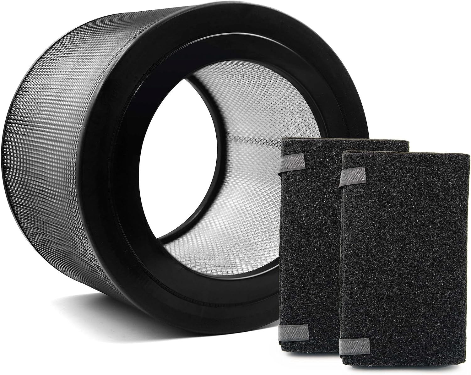 50250 True HEPA Filter for Honeywell Air Filter 50250-S,with 2 Carbon Pre-filters,Part Number-24000