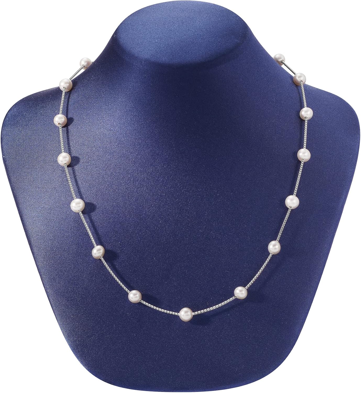Ross-Simons 6-6.5mm Cultured Pearl Station Necklace