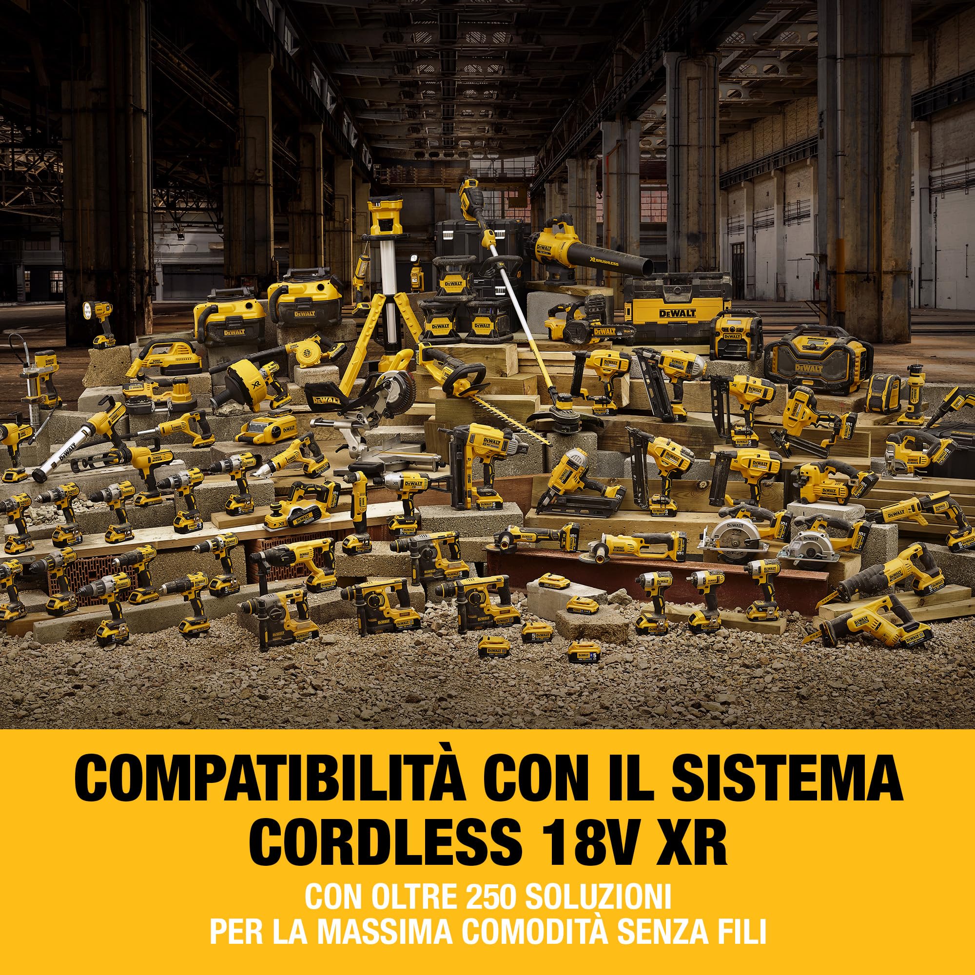 DEWALT Utensile multifunzione 18V Motore BRUSHLESS, DCS356NT-XJ