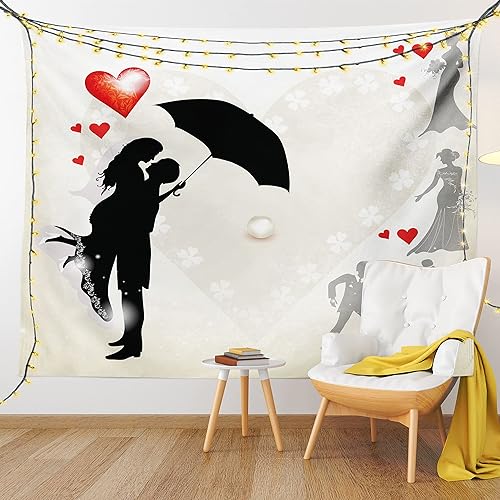 Miniatura 487 de Ambesonne Tapiz gótico, patio con hiedra encantada en la puerta antigua al bosque, colgante de pared ancho para dormitorio, sala de estar, 2-Verde