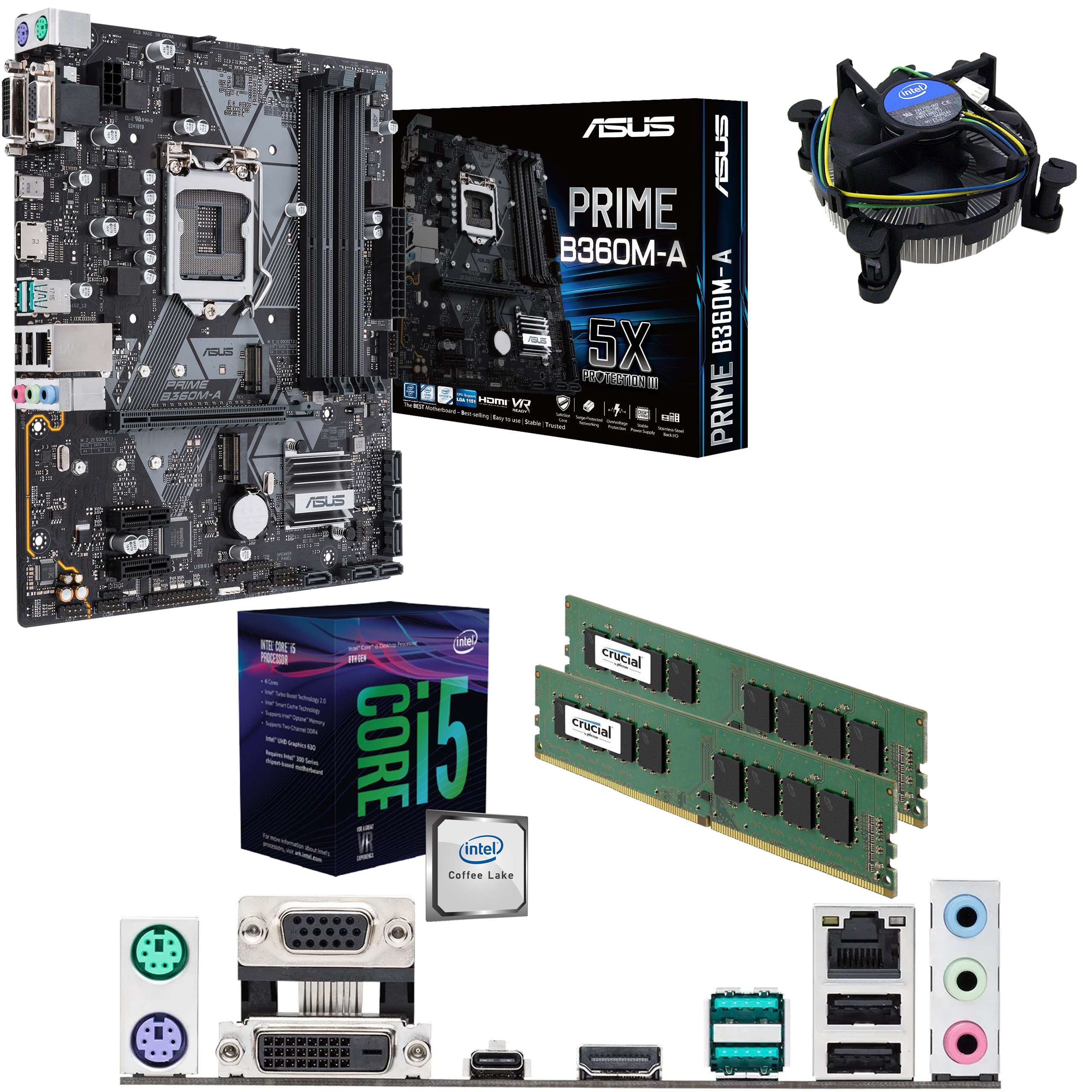 Components4all Intel Coffee Lake Core I5 8400 8ghz