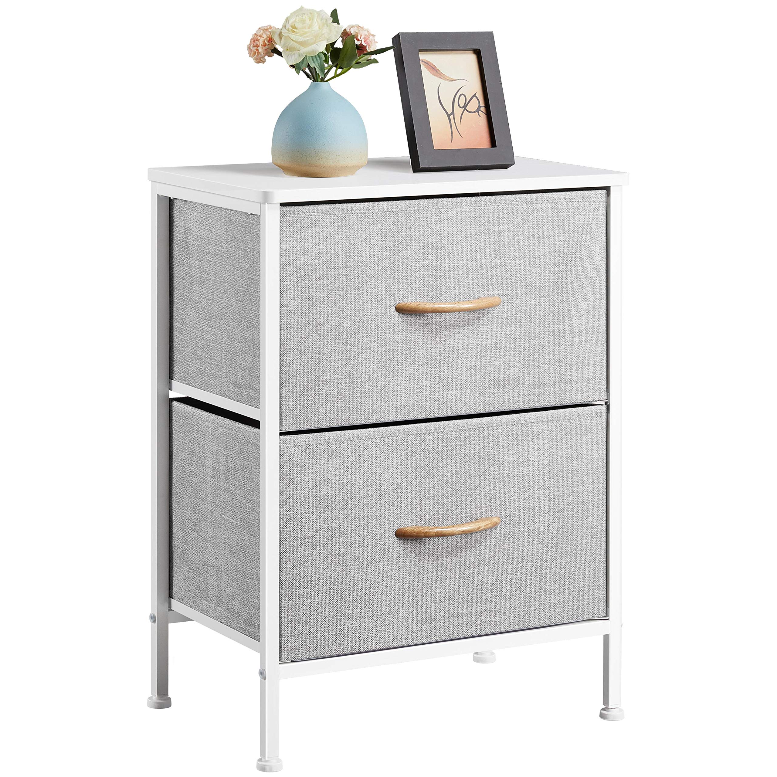 Yaheetech Bedside Table, Bedroom Bedside Cabinet