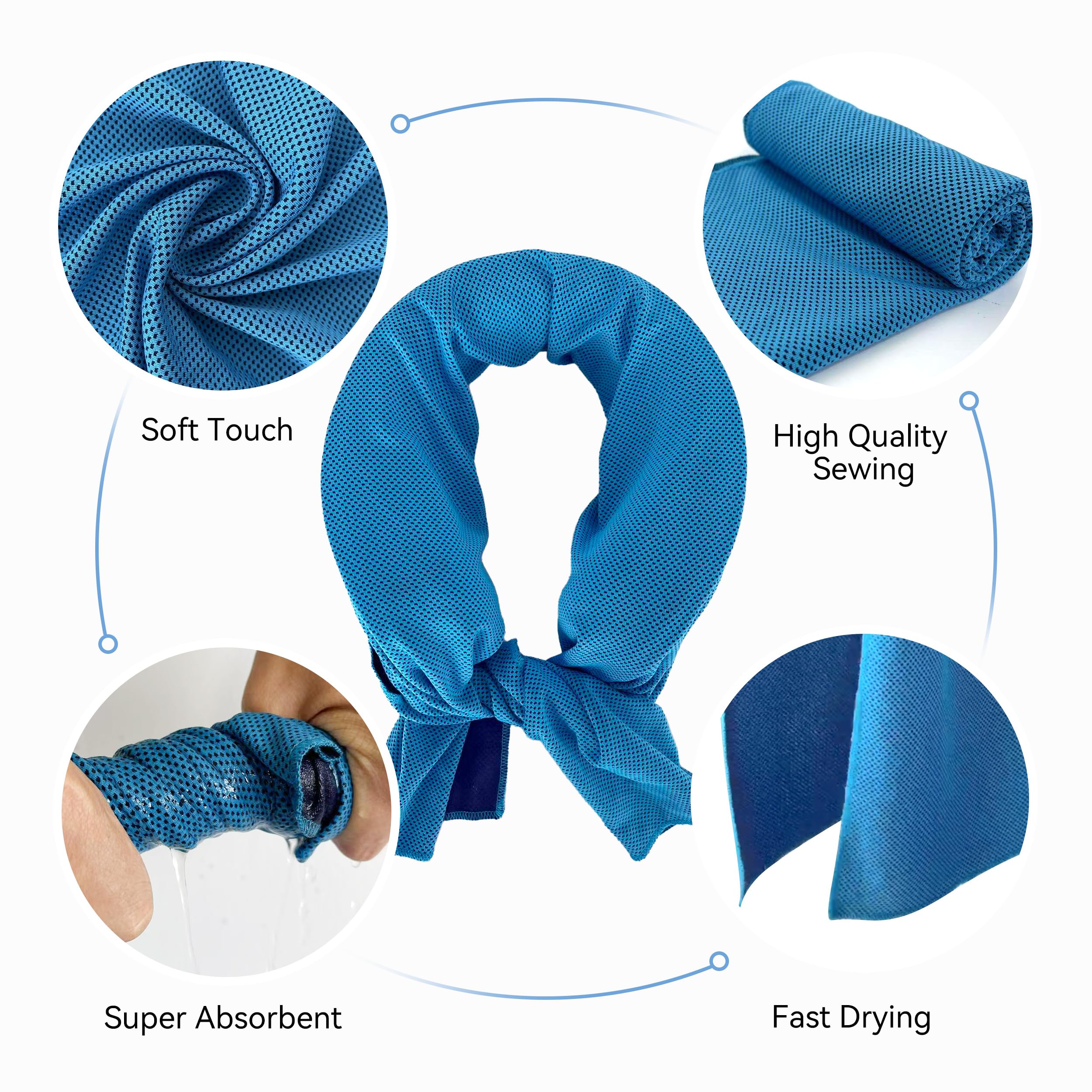 DICEVER OutCool U-Flex Neck Coolers, Migraine Shoulder Relief
