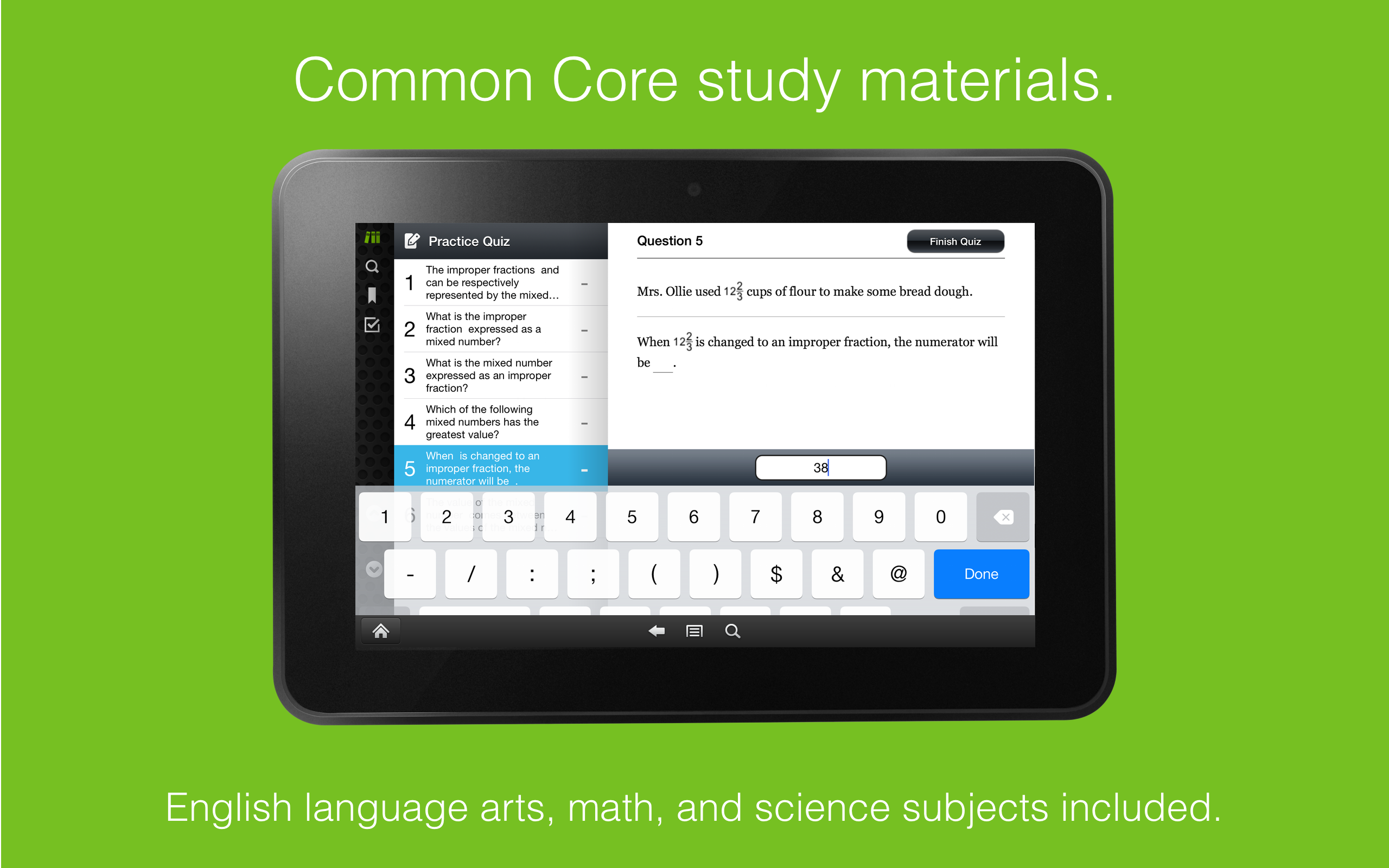Solaro Study Guide SOLARO — Study help for Common Core in math and English language arts ...