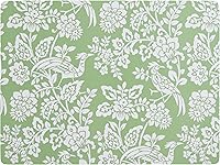 Vista 5 de Laura Ashley Cork Placemats 16 x 12-inch for Kitchen and Dining Tables, Heat Resistant, Durable, Easy Clean, Set of 4, Adain Palace