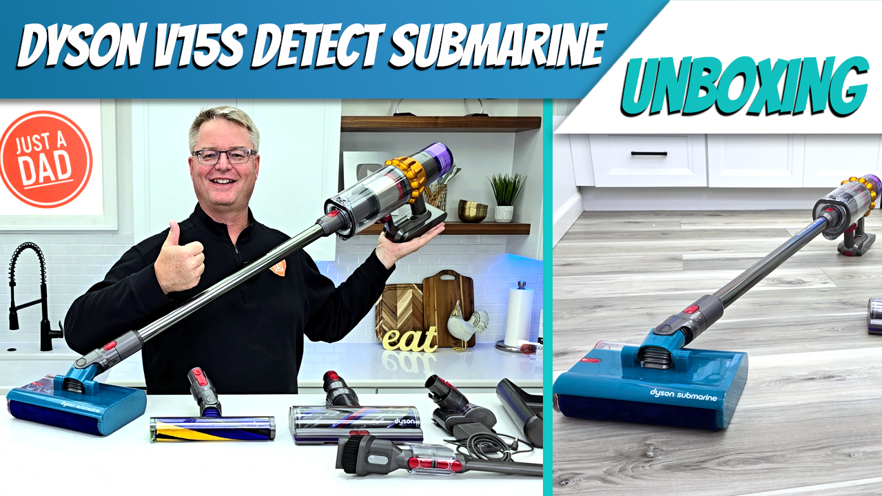 Watch Dyson V15s Detect Submarine Vacuum & Mop UNBOXING on Amazon Live