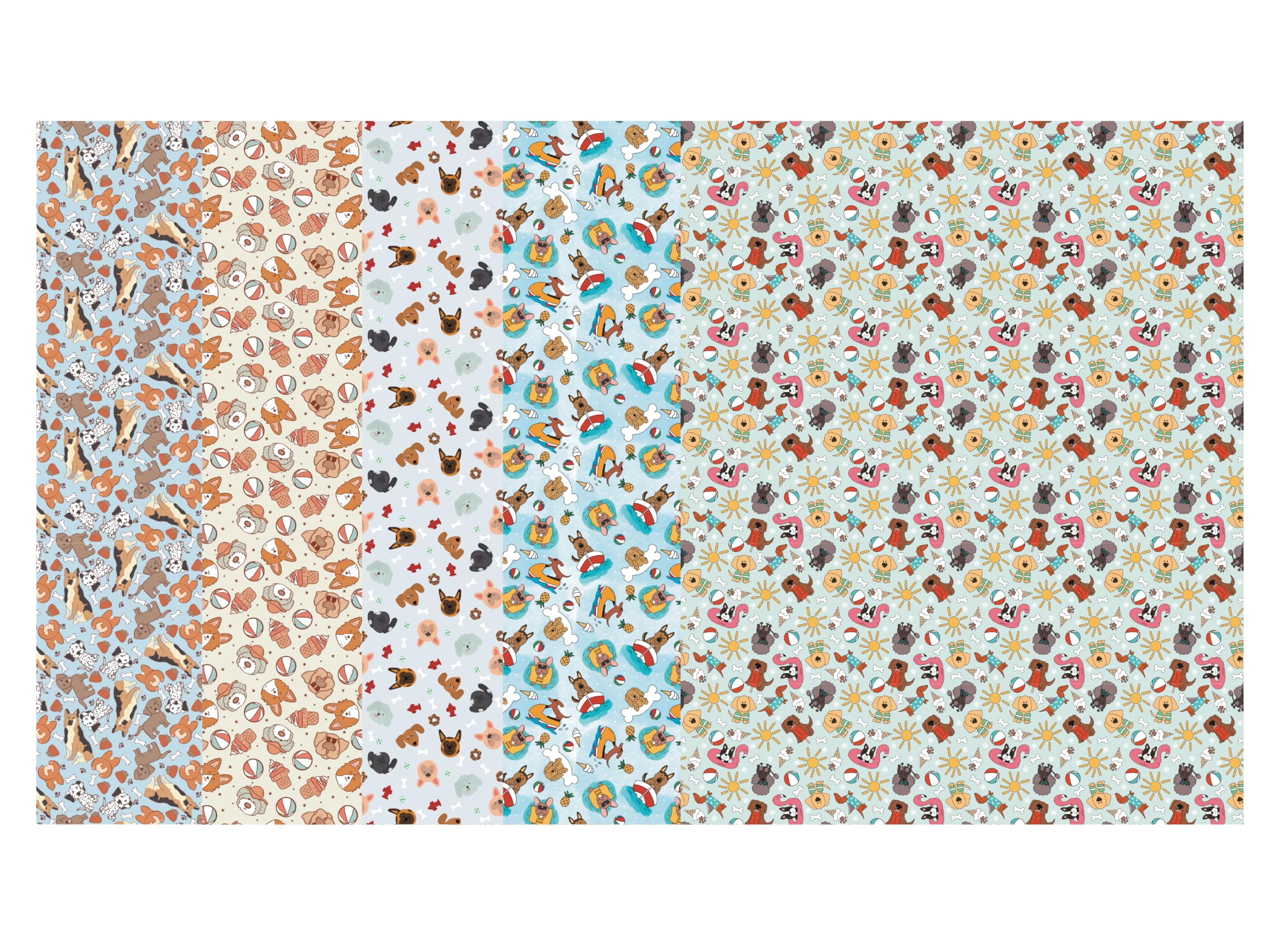 Glucomart Medical Tape for Nasogastric or Oxygen Tube (5 Count) – Maximum Strength Tube Tape, Waterproof & Hypoallergenic (Dogs Variety Pack) (Tube