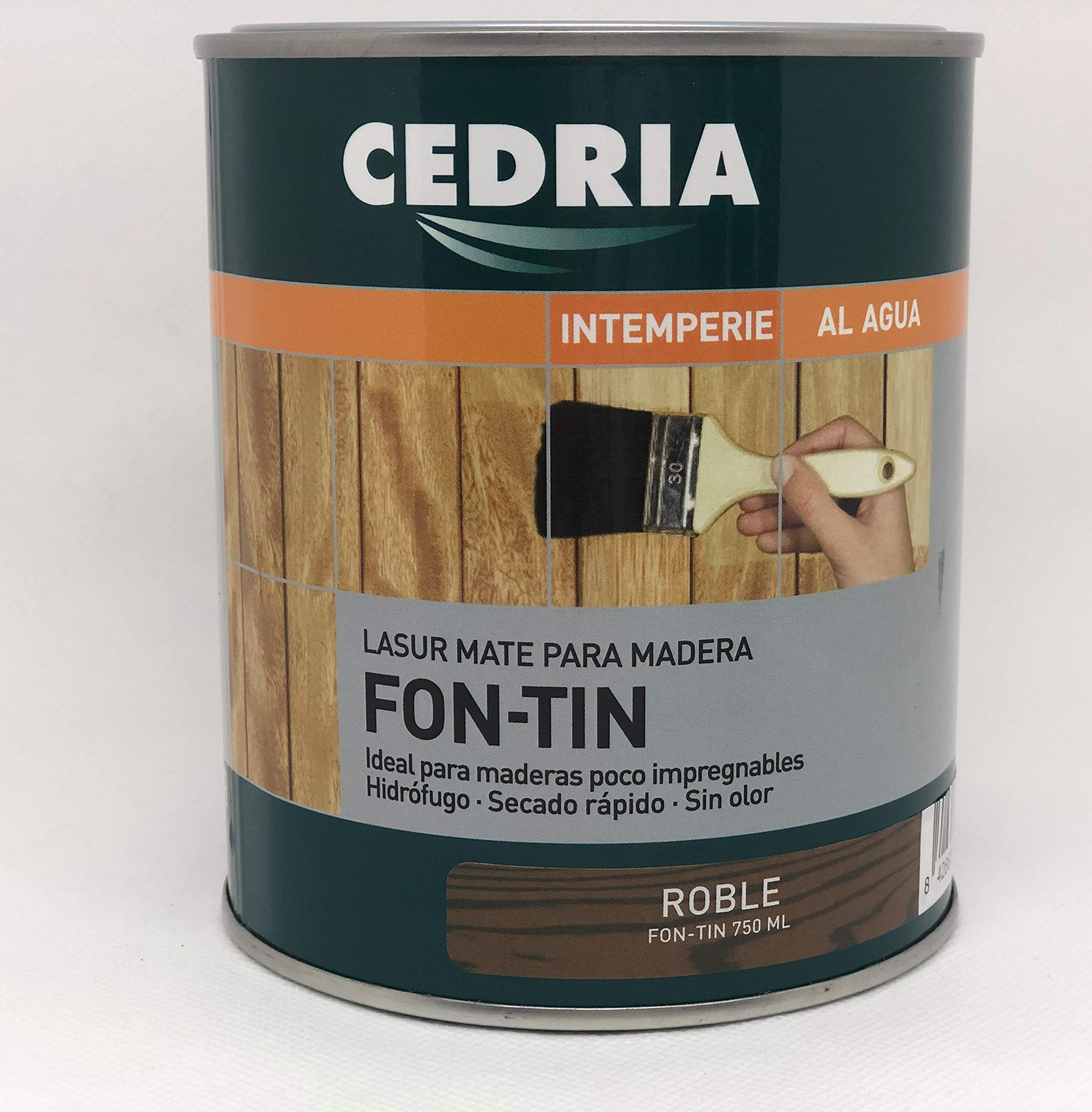Lasur Mate Cedria Fontin Color ROBLE - Acabado Único 20 Litros