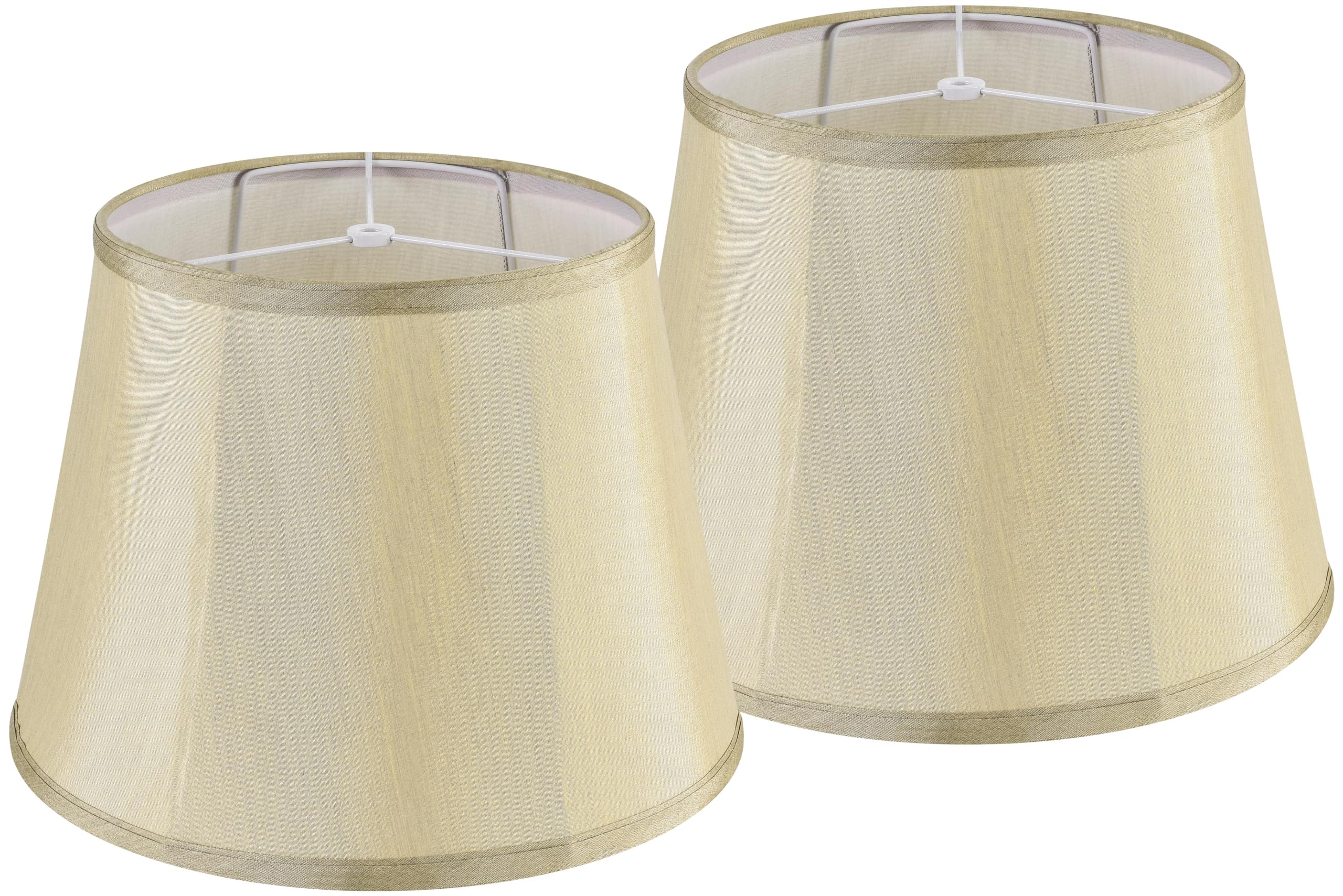 Set Di 6 Paralumi Di Lampada A Clip In Tessuto Bianco Per Lampadario, Sostituzione Per Lampada