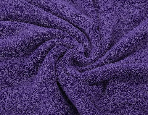 Miniatura 330 de American Soft Linen - Juego de 4 toallas de baño, 100% de algodón turco de 27 x 54 pulgadas, toallas de baño extragrandes, toallas para ducha