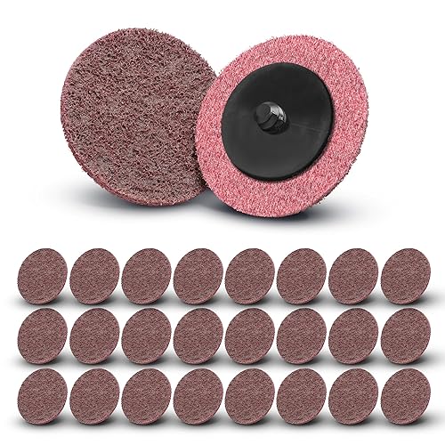 Roloc Disco de lijado de superficie de disco SC-DR, tipo "R" Paquete de 25 discos de molienda de 2 pulgadas removedor de óxido para metal Comparar