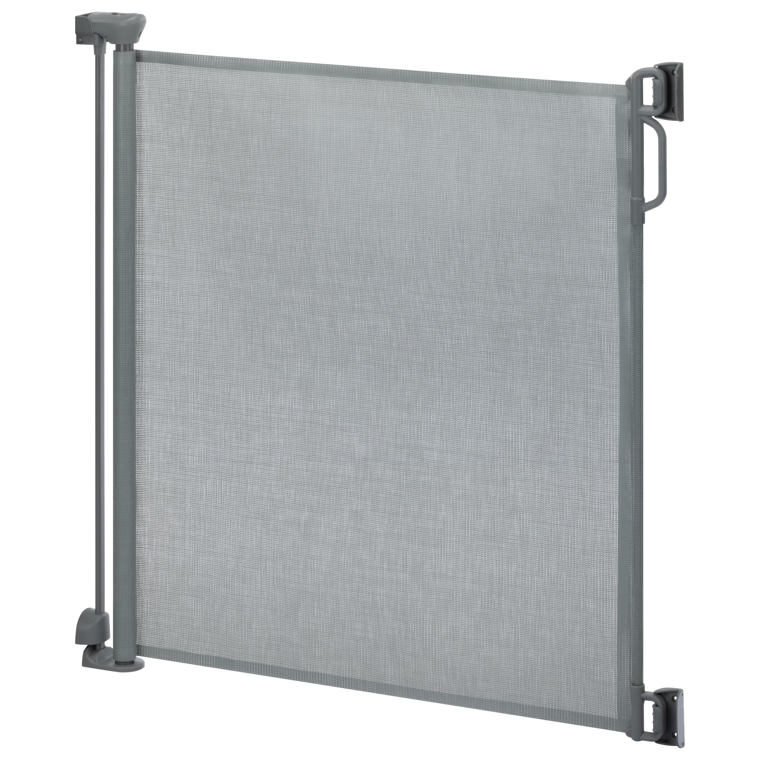 Safety 1st cancelletto estensibile 140 cm, Light Grey | Estensibile fino a 140 cm, cancelletto per bambini regolabile, doppio blocco, installazione rapida