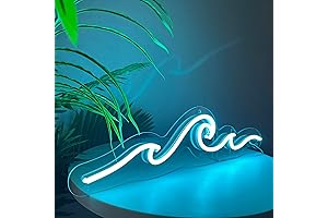 Wave LED Neon Light Sign for Vibrant Ambiance