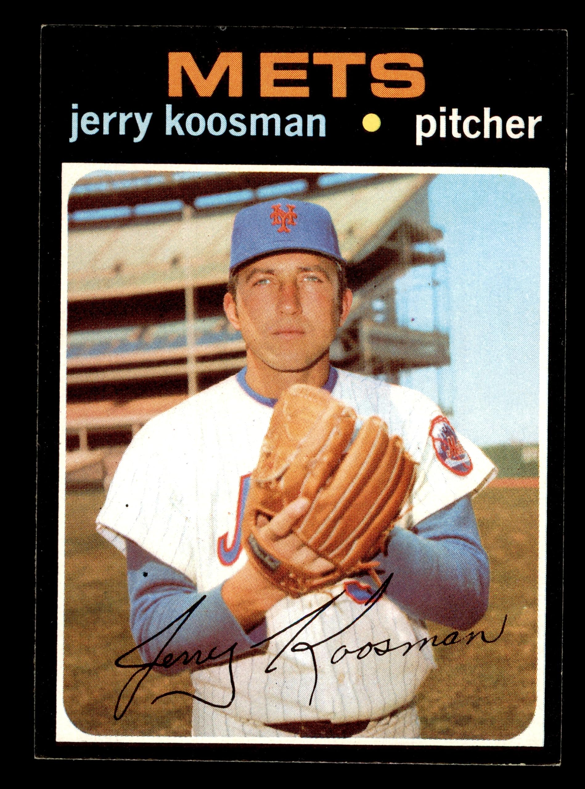Amazon.com: 1971 Topps # 335 Jerry Koosman New York Mets (Baseball Card) NM Mets : Collectibles & Fine Art