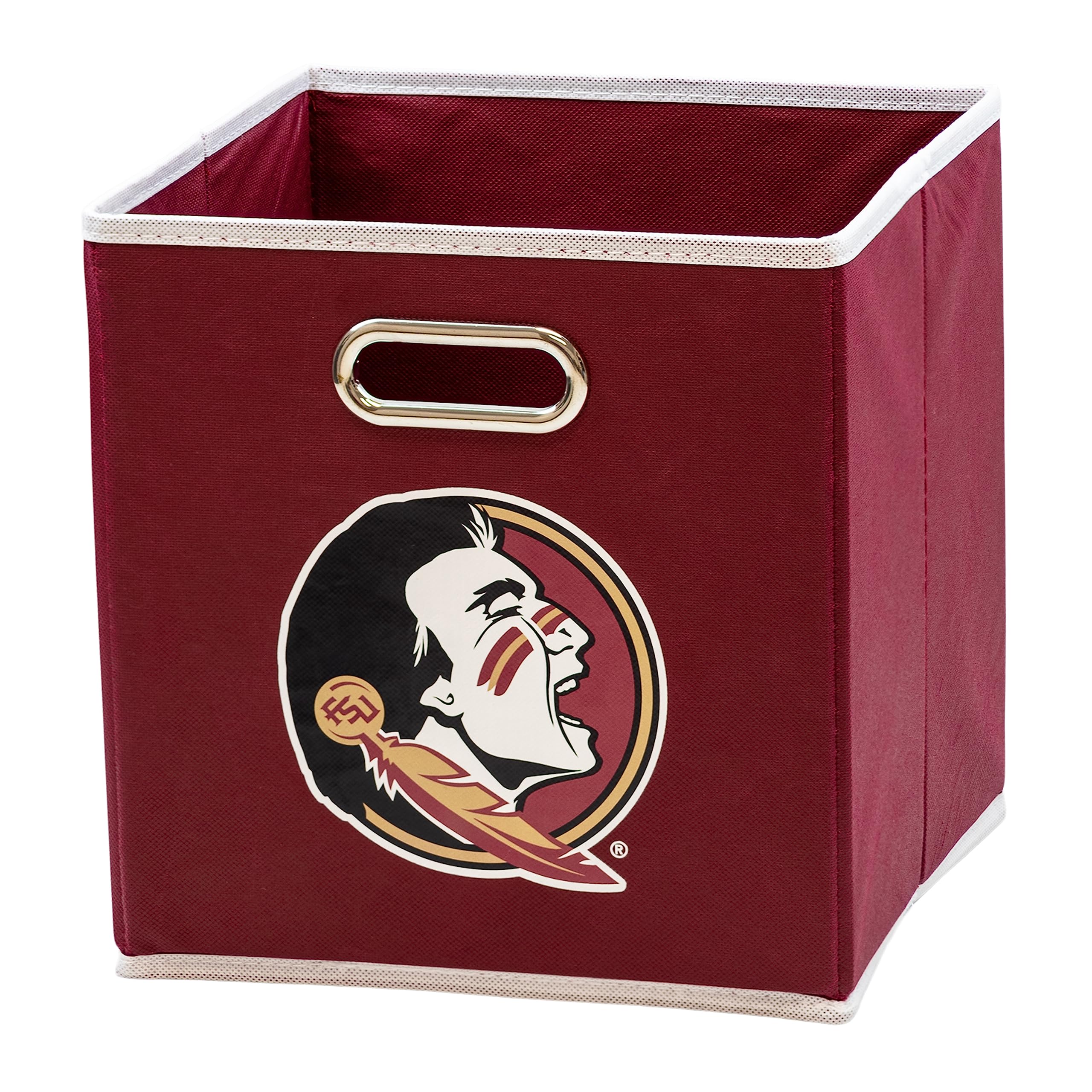 Franklin Sports NCAA College Team Fabric Storage Cubes Made to Fit Storage Bin Organizers