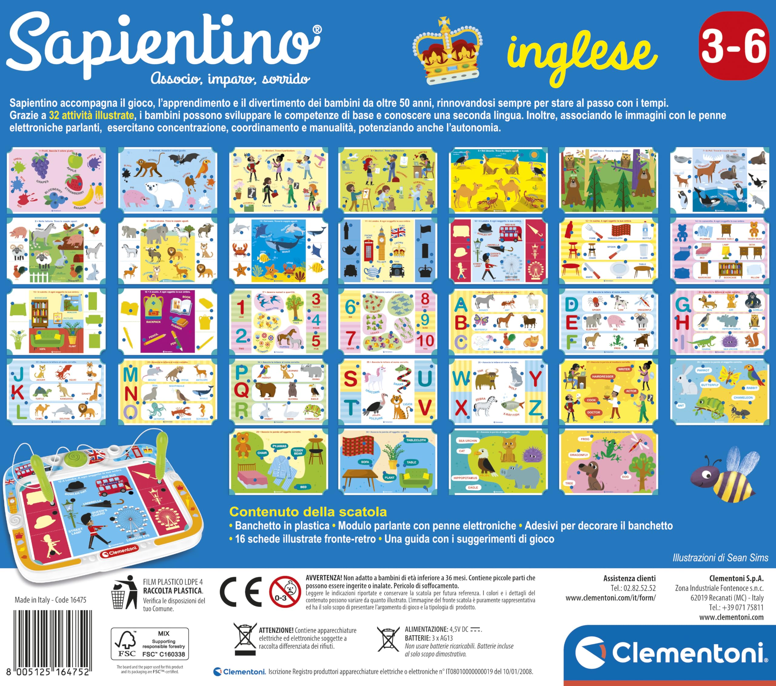 Clementoni La Sfida Della Conoscenza Master | Gioco Quiz Con Penna Per Bambini 6-10 Anni - 2