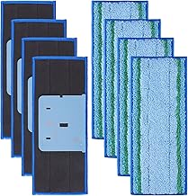 8 Pack Mop Pad for iRobot Braava Jet M6 Ultimate Robot Mop, Upgraded M6 Wet Mopping Pad, Washable Microfiber Replacement Cleaning Pad