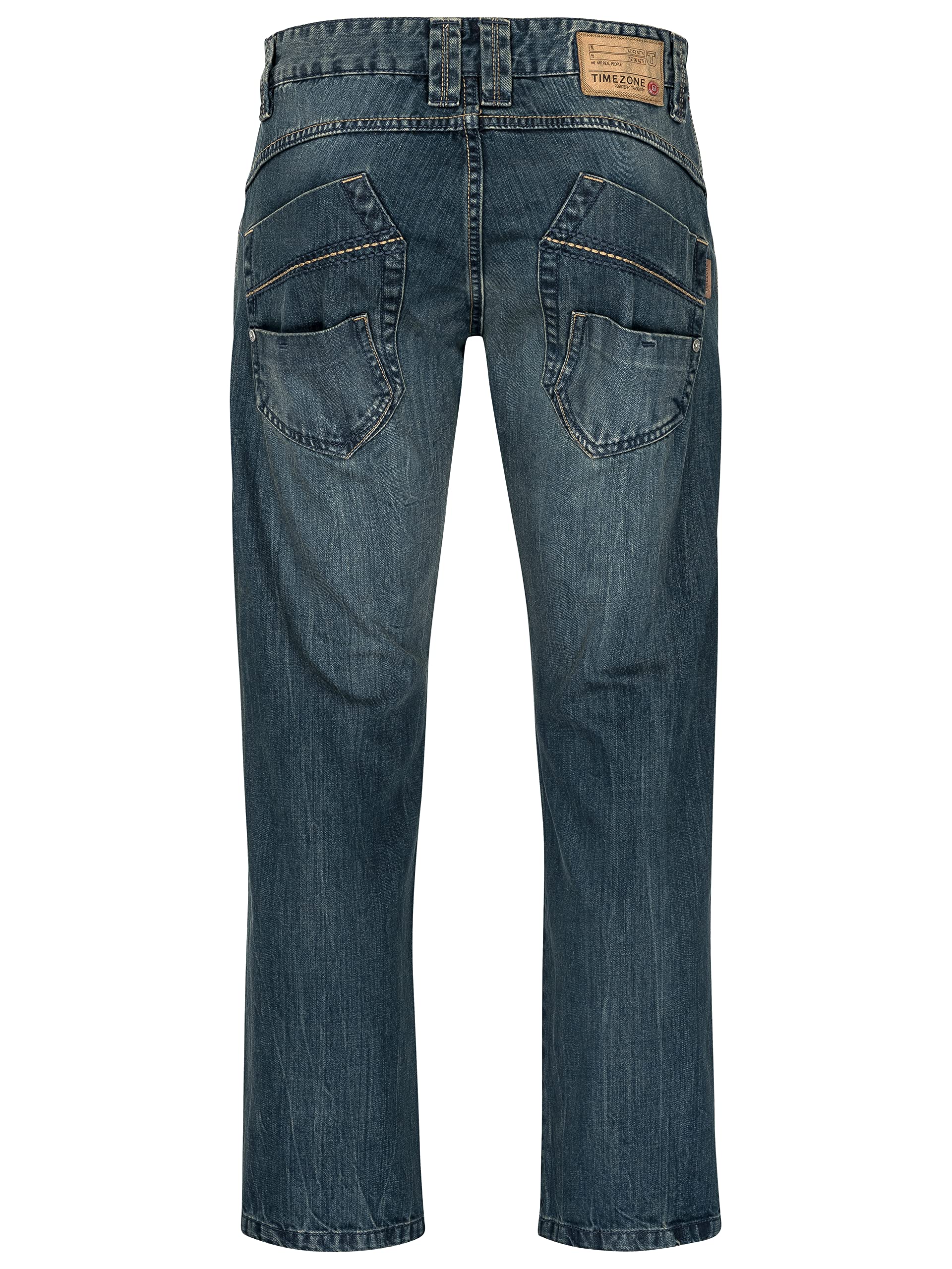 Timezone Herren Jeans Clay 3983 Urban Indigo Wash Cargo Worker