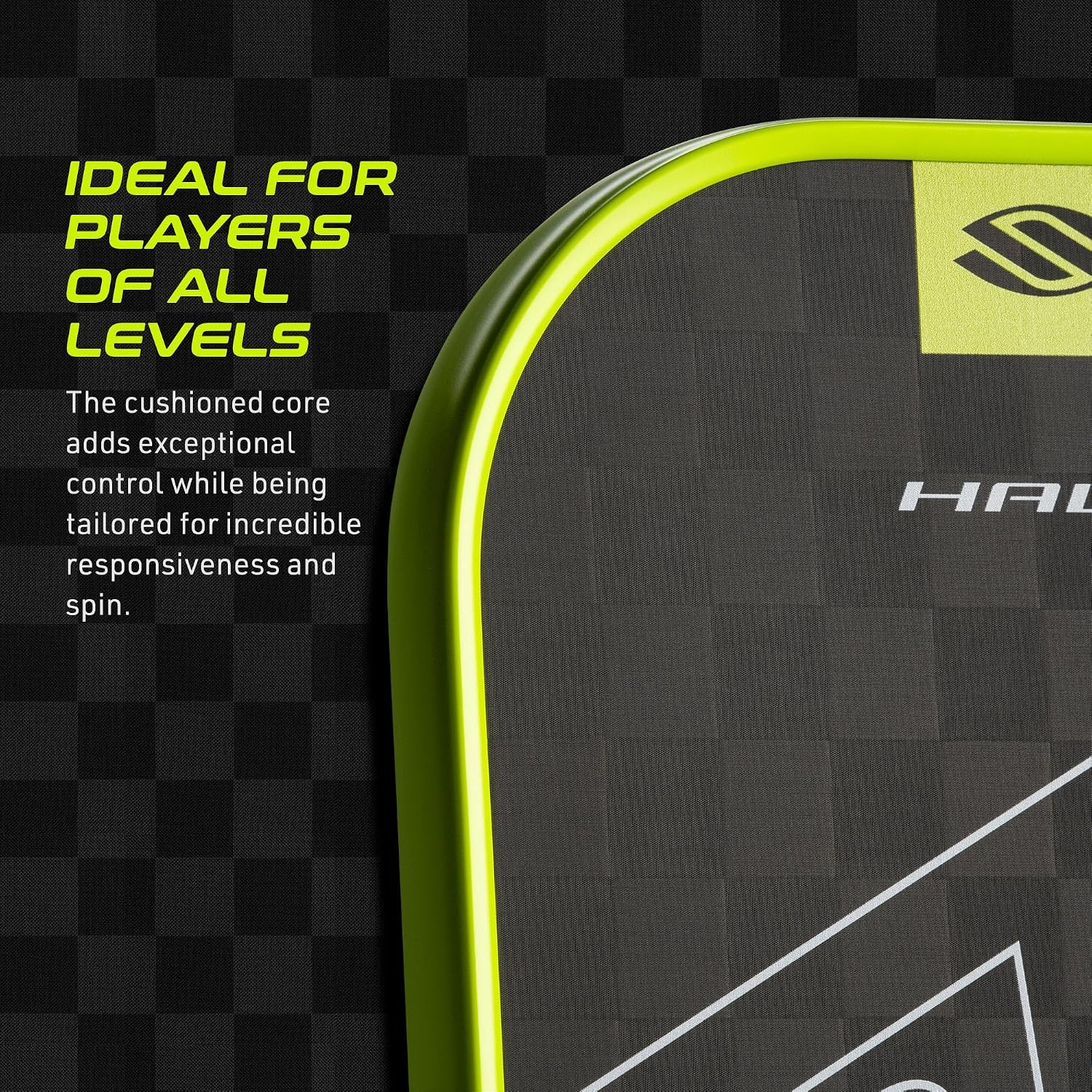 Selkirk Sport SLK Halo Raw Carbon Fiber Pickleball Paddle | Designed in The USA | Choose The T700 Raw Carbon Fiber Power, 18k Ultraweave Control, or Aramid Fiber Linkweave Thermoformed Pro