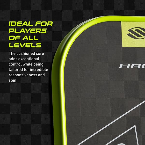 Selkirk Sport SLK Halo Control Max Raquette de Pickleball en Fibre de Carbone avec Un Noyau en polymère Rev-Core Power | Conçues pour Une Rotation et Une cohérence ultimes | Vert - 5