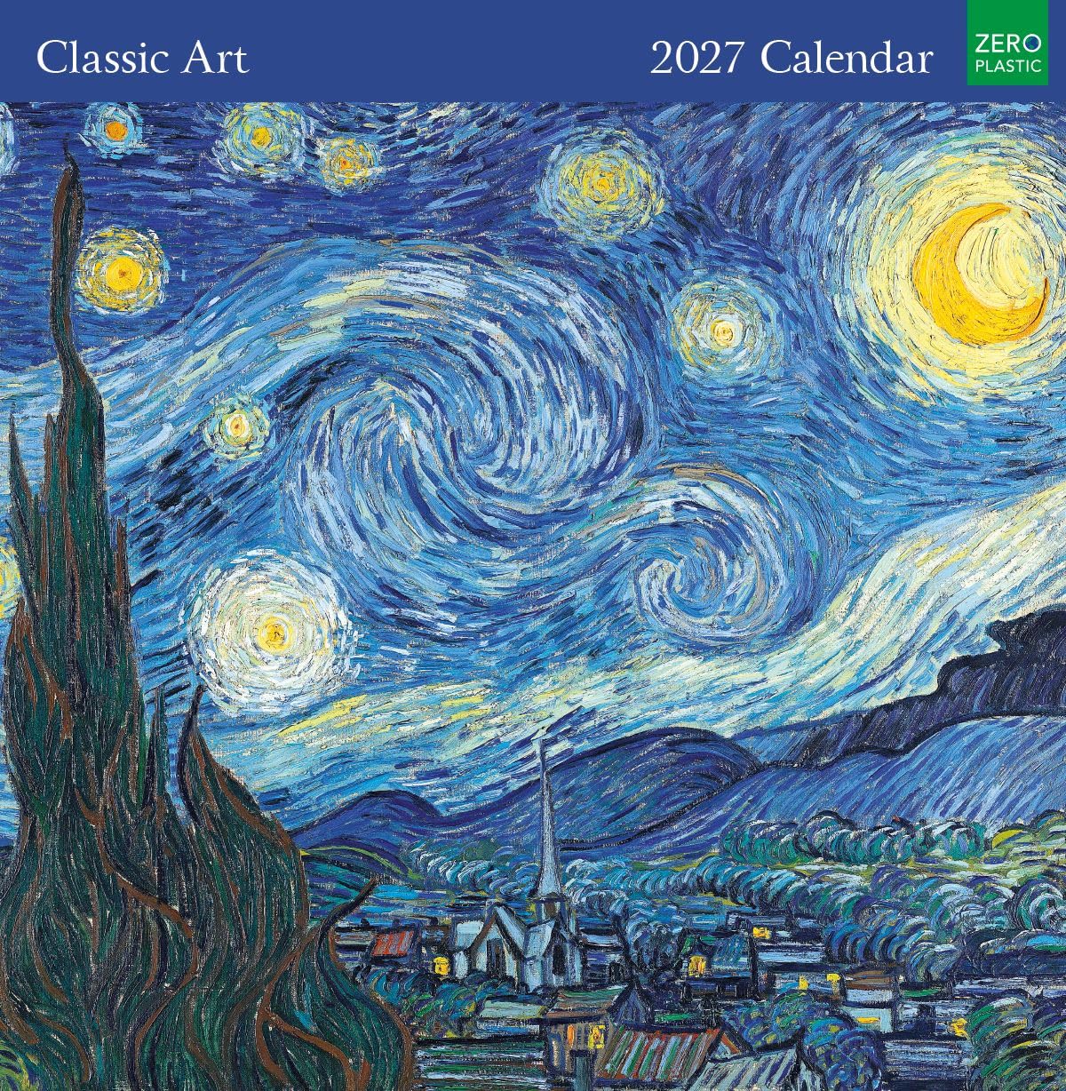 Museums & Galleries Classic Art 2027 Calendar - Month to View Wall Calendar UK - 2027 Wall Planner and Personal Organiser for Home and Family