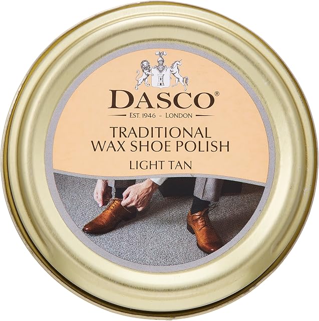 Dasco Traditional Wax shoe polish - Light Tan