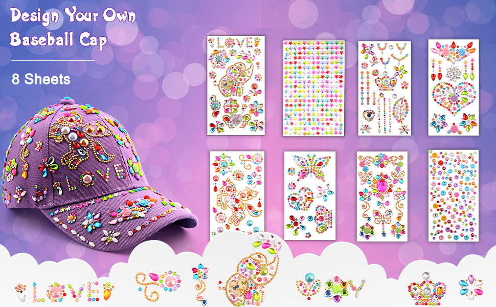 Toys For Ages 8-13 Girls Decorate Your Own Baseball Cap With