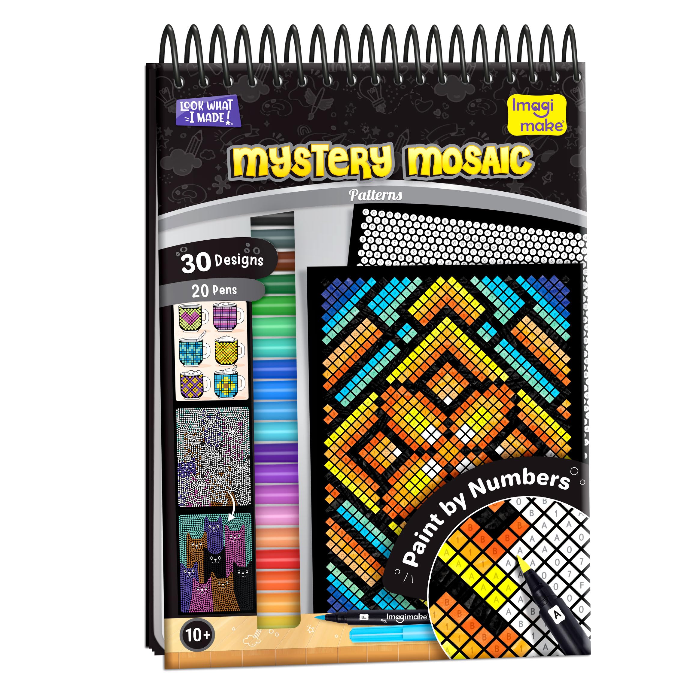 Imagimake Mystery Mosaic Landscapes | Paint by Numbers Kit | Age 10+ — Amazon image 10