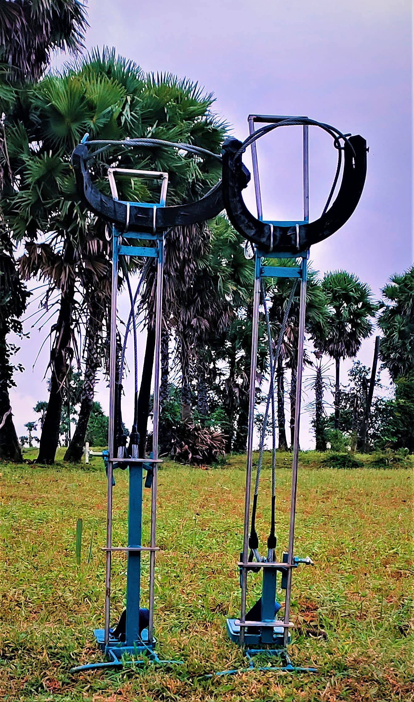 Stainless Steel Coconut Tree Climbing Machine - Heavy Duty - Standing Type