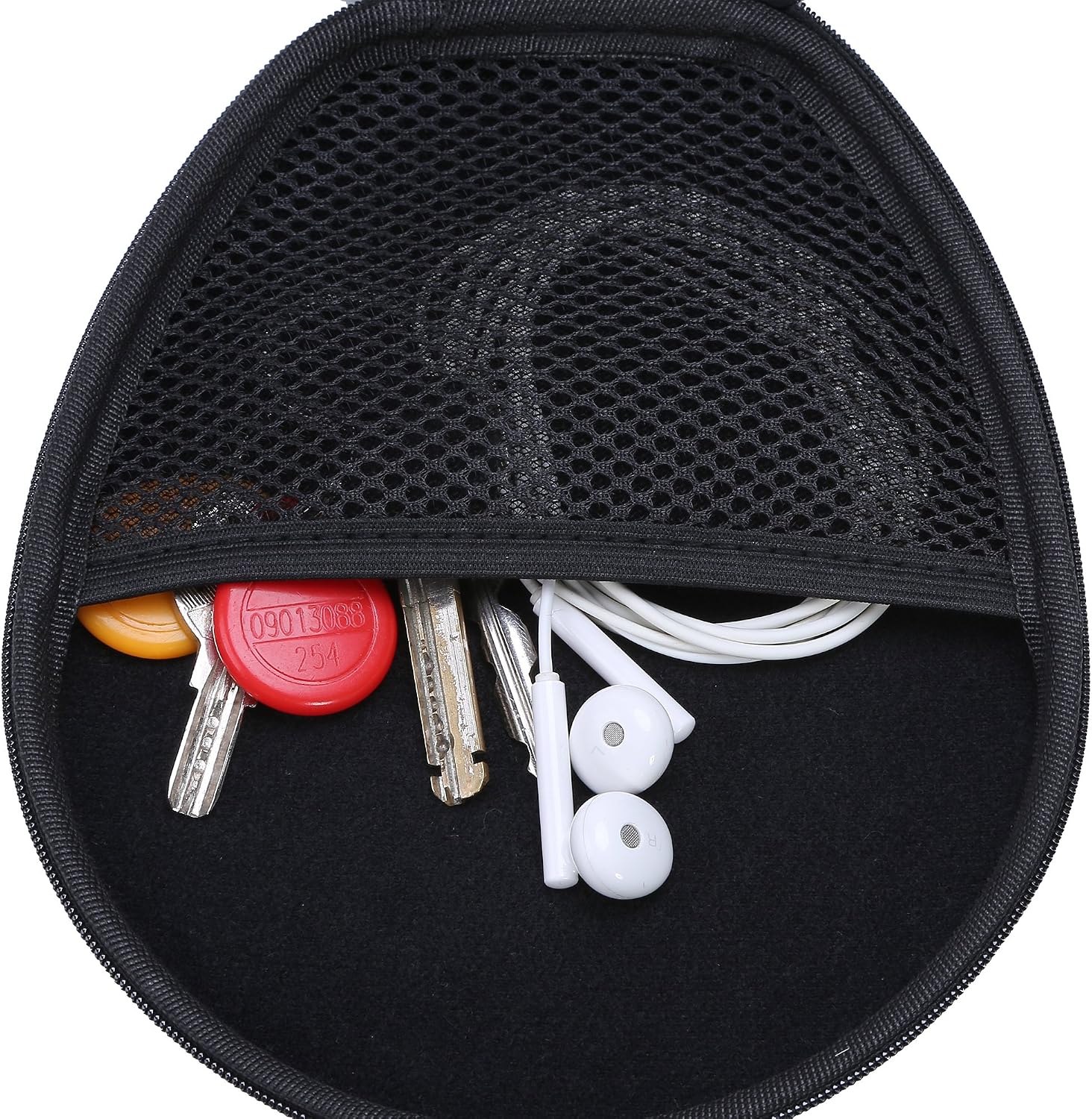 Kinzd Headset Case Bag for LG Tone Pro HBS 700 730 750 760 800 900 - Headphone Carrying Case Cover Box for LG Electronics Tone Infinim Wireless Bluetooth Earbuds - Black PU Leather