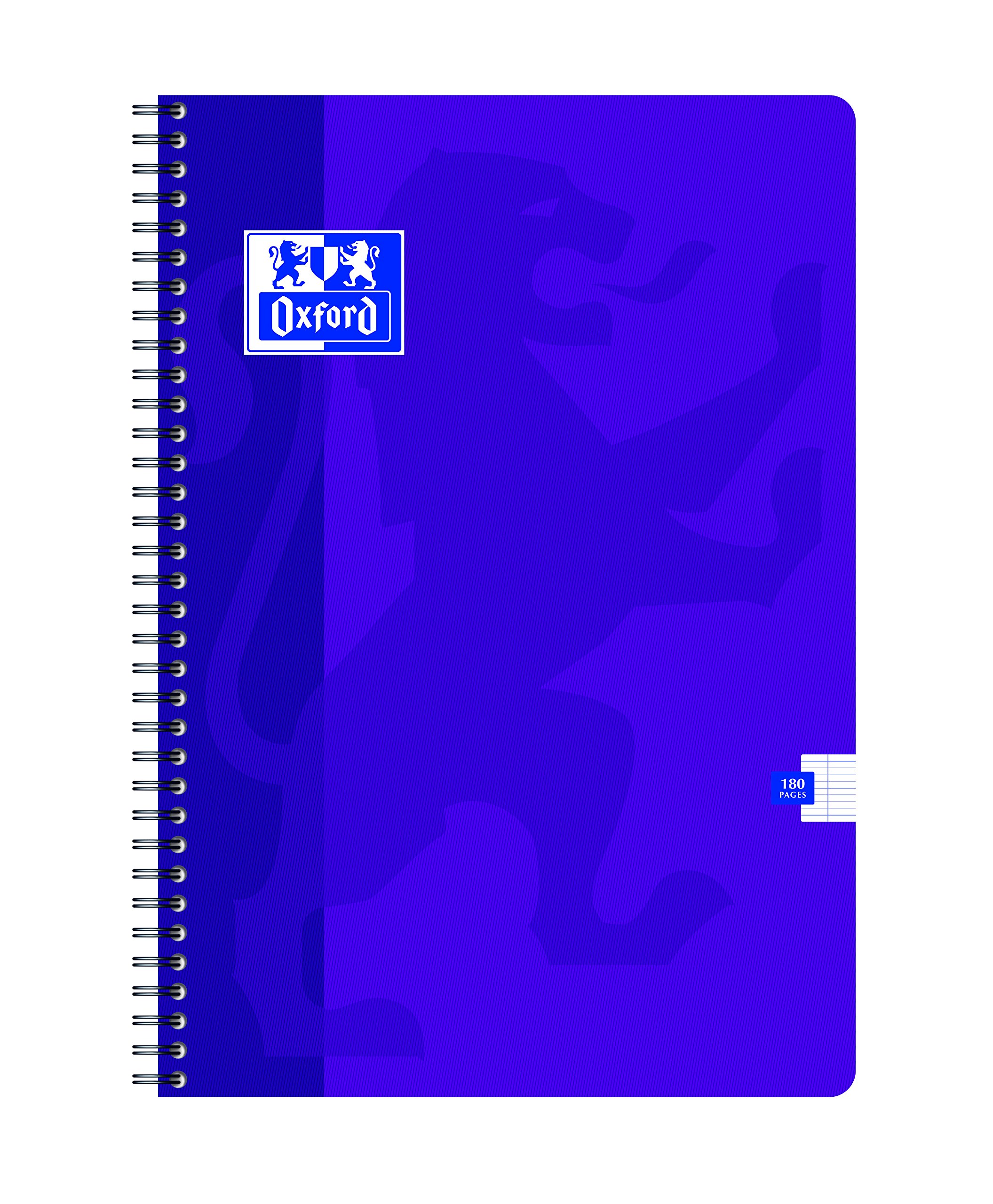 Oxford 100103358 Ufficio Classique Workbook plaid 21 x 29,7 centimetri 180 pagine 5 pezzi