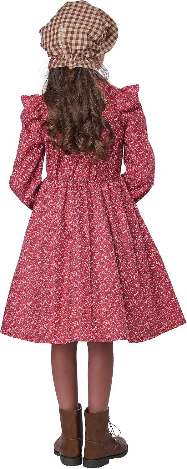 California Costumes 女の子用 レッドフロンティアセトラーコスチューム Sサイズ