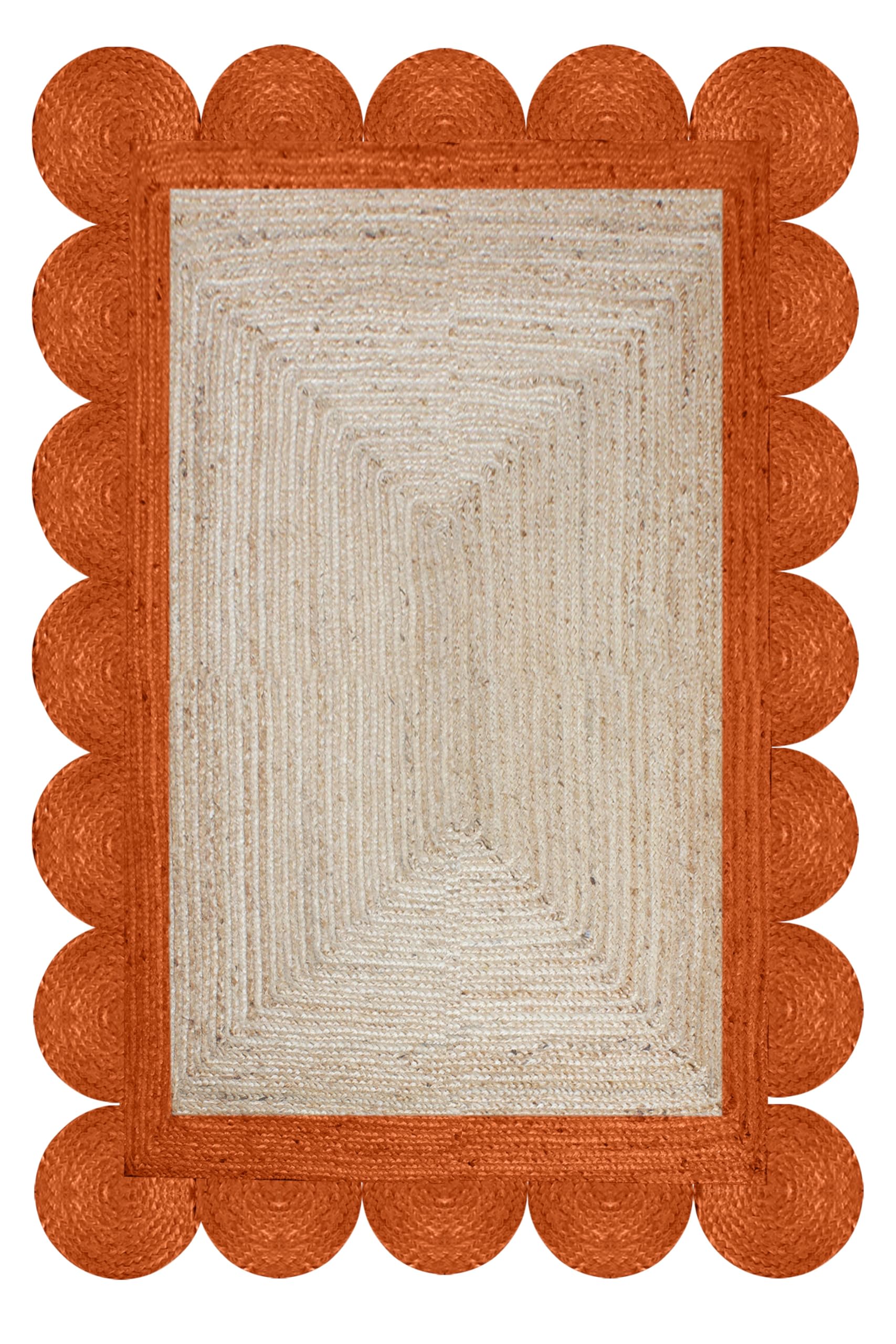 Tapis de couloir festonné jute tressée zone de trafic cuisine chambre extérieur