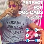 Mens My Dog Thinks Im Cool T Shirt Funny Sarcastic Humor Novelty Puppy Tee