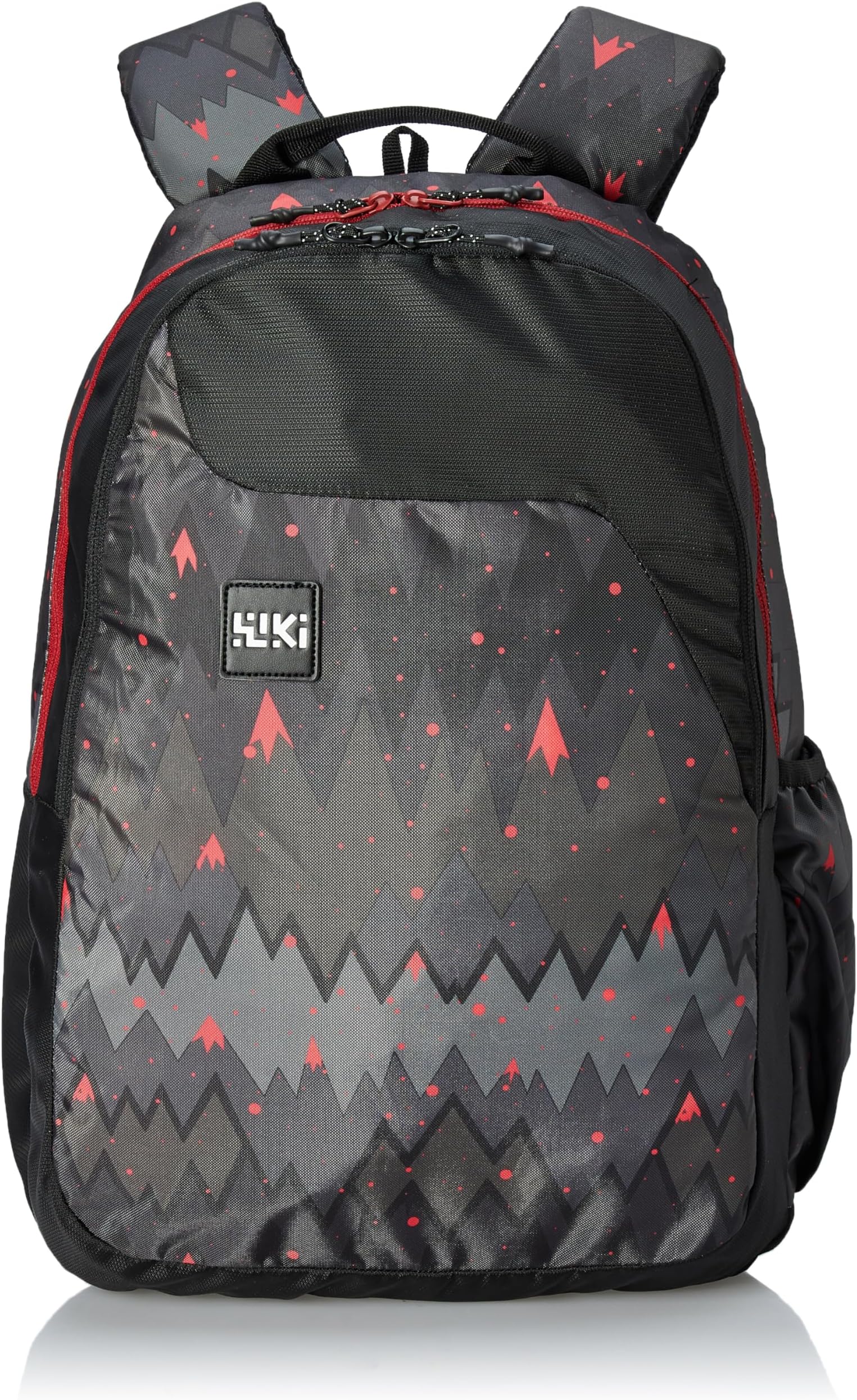 Wildcraft Wiki 1 30L Laptop Backpack for Men & Women | Fits 15.6 inch Laptop | Padded Shoulder Straps, Multi Compartments, Anti-Theft Zippers | School & College Bag | Ombre Pattern Black