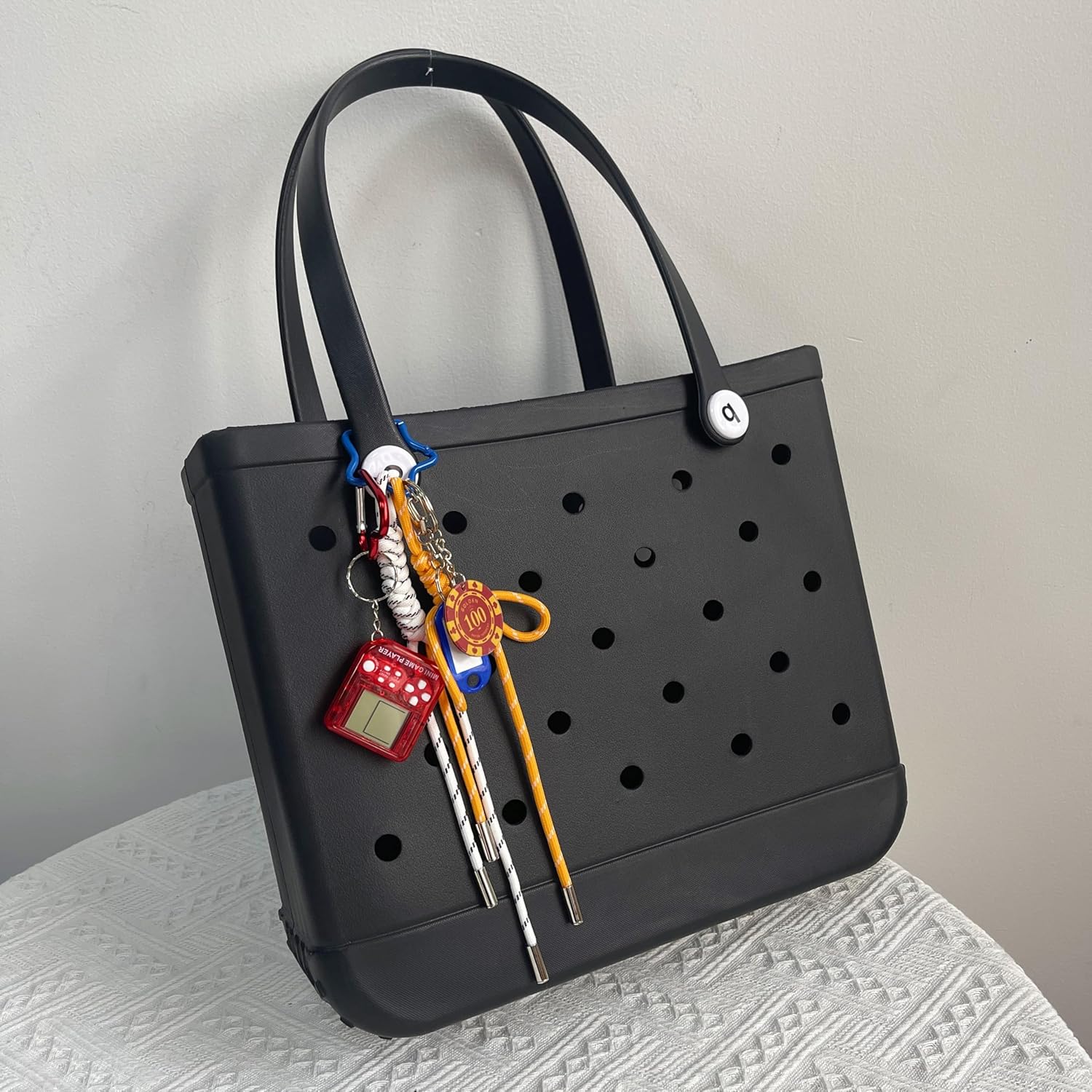 QTMY Keychain Bag Charms for Bogg Bag Accessories Purse Handbang Backpack,214 - Image 8