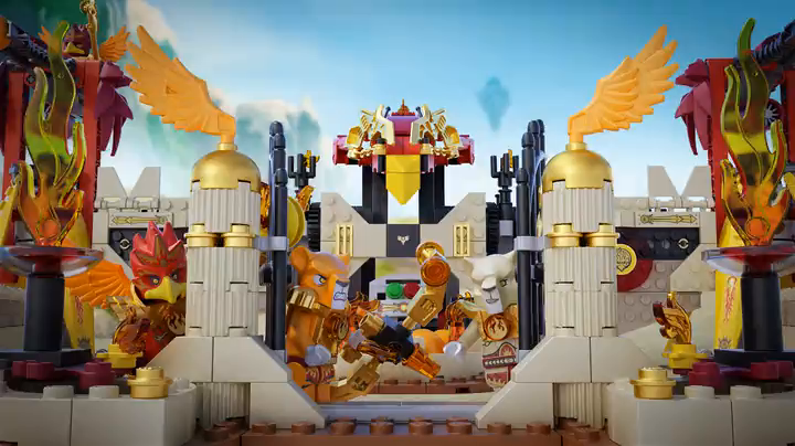 LEGO 70146 - Legends of Chima Phoenix Fliegender Feuertempel – Bild 8