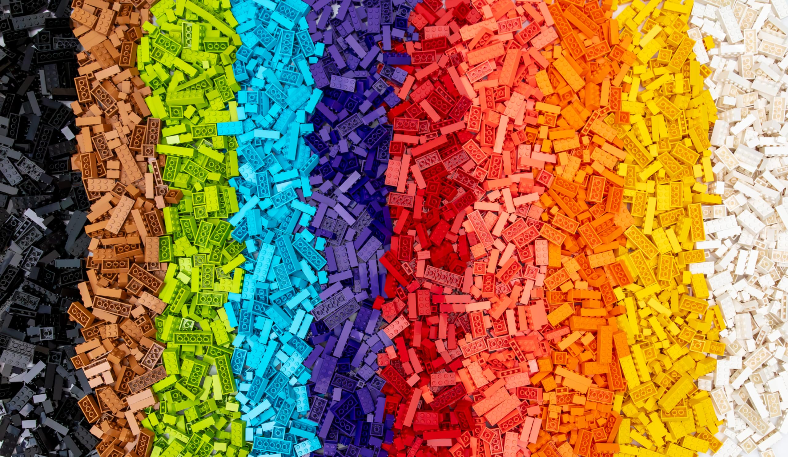 Lego® Bausteine Steine bunt gemischt - 200 Stück - Basic Classic Steine - Konstruktionspielzeug, Lernspielzeug zur Entwicklung und zum Lernen für Kinder ab 3 Jahre