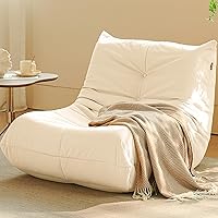 Vista 21 de Silla Puf, Silla Puf Fireside Sofá para Adultos, Sillas Puf para Adolescentes con Espuma de Alta Resistencia, Espuma Viscoelástica y Base