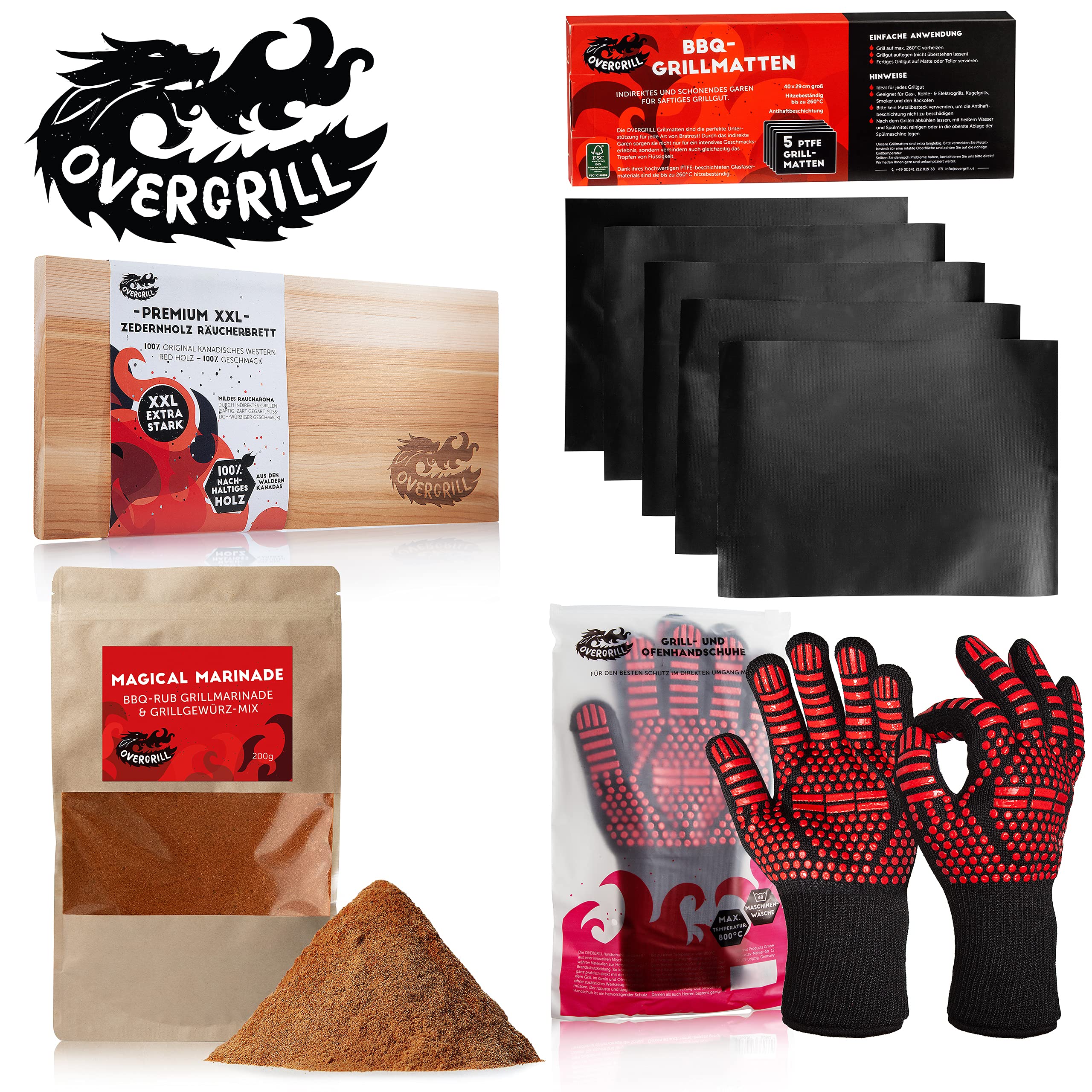 Tagliere in legno di cedro per grigliare: Premium XXL tagliere in legno di cedro – Tagliere per grigliare in legno rosso canadese Western