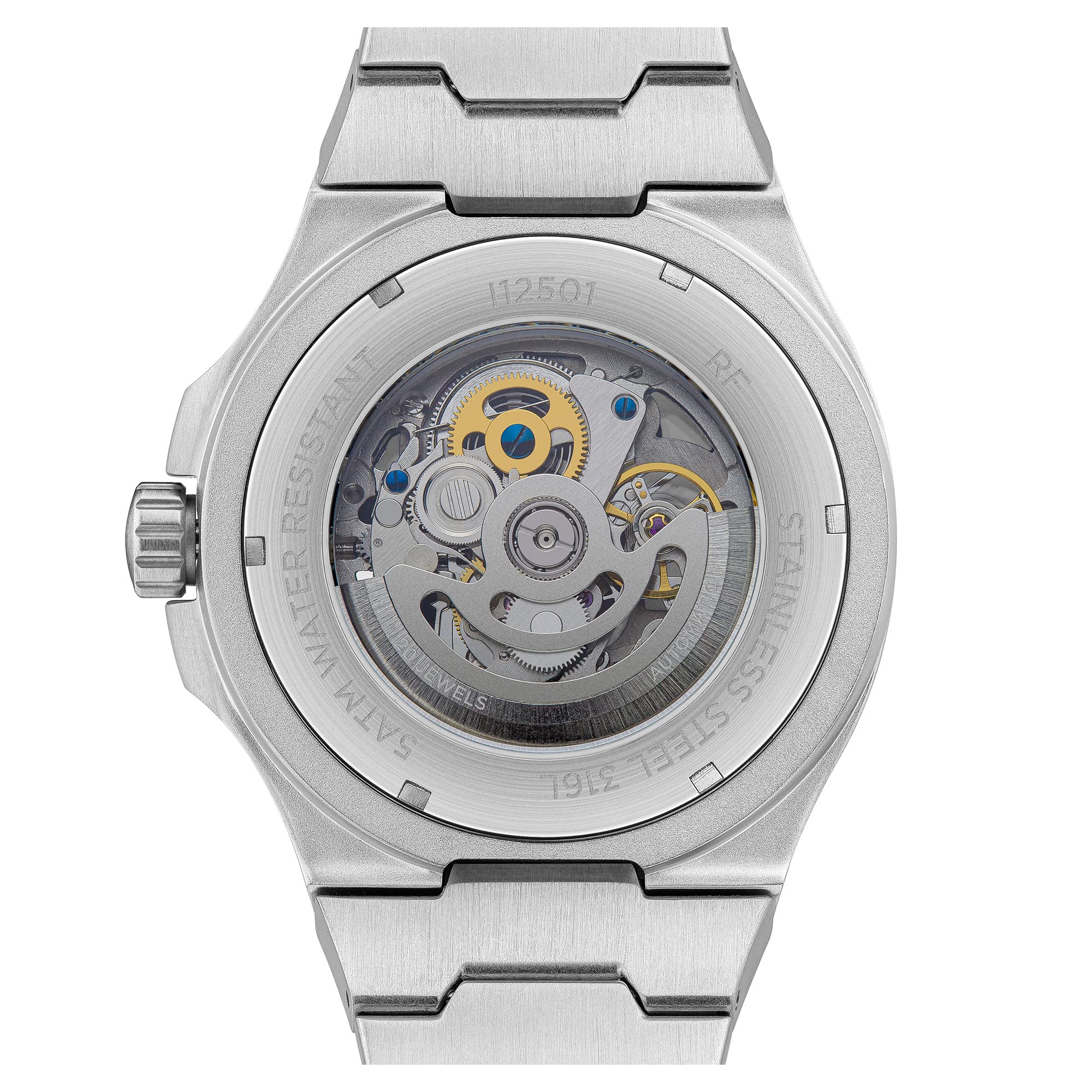 Ingersoll 1892 The Catalina Herren-Automatikuhr, 42 mm, mit skelettiertem Zifferblatt und Edelstahlarmband