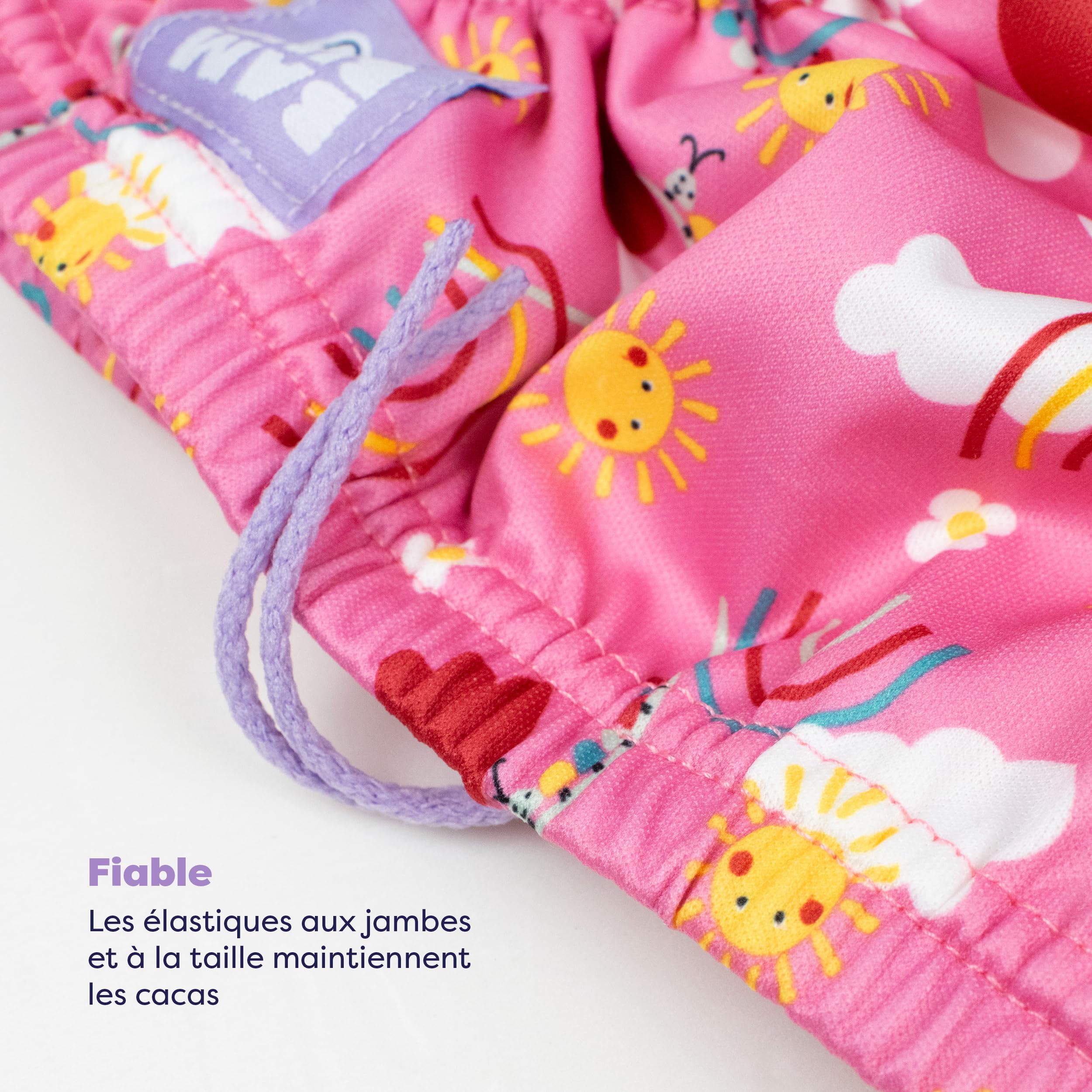 Bambino Mio, Couche de bain Lavable (2 à 3 ans - BONHEUR EN CIEL) pour Bébés et tout-petits, unisexe, pour Garçons et Filles