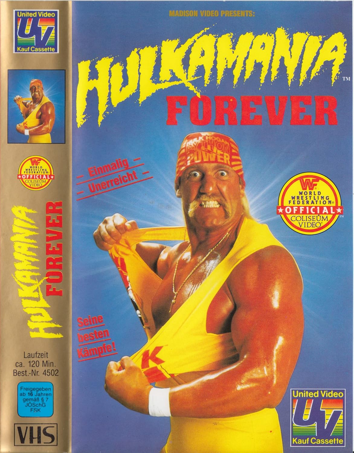 Hulk Hogan Hulkamania Tanktop - Unisex Muscle Shirt Für Gym & Streetwear