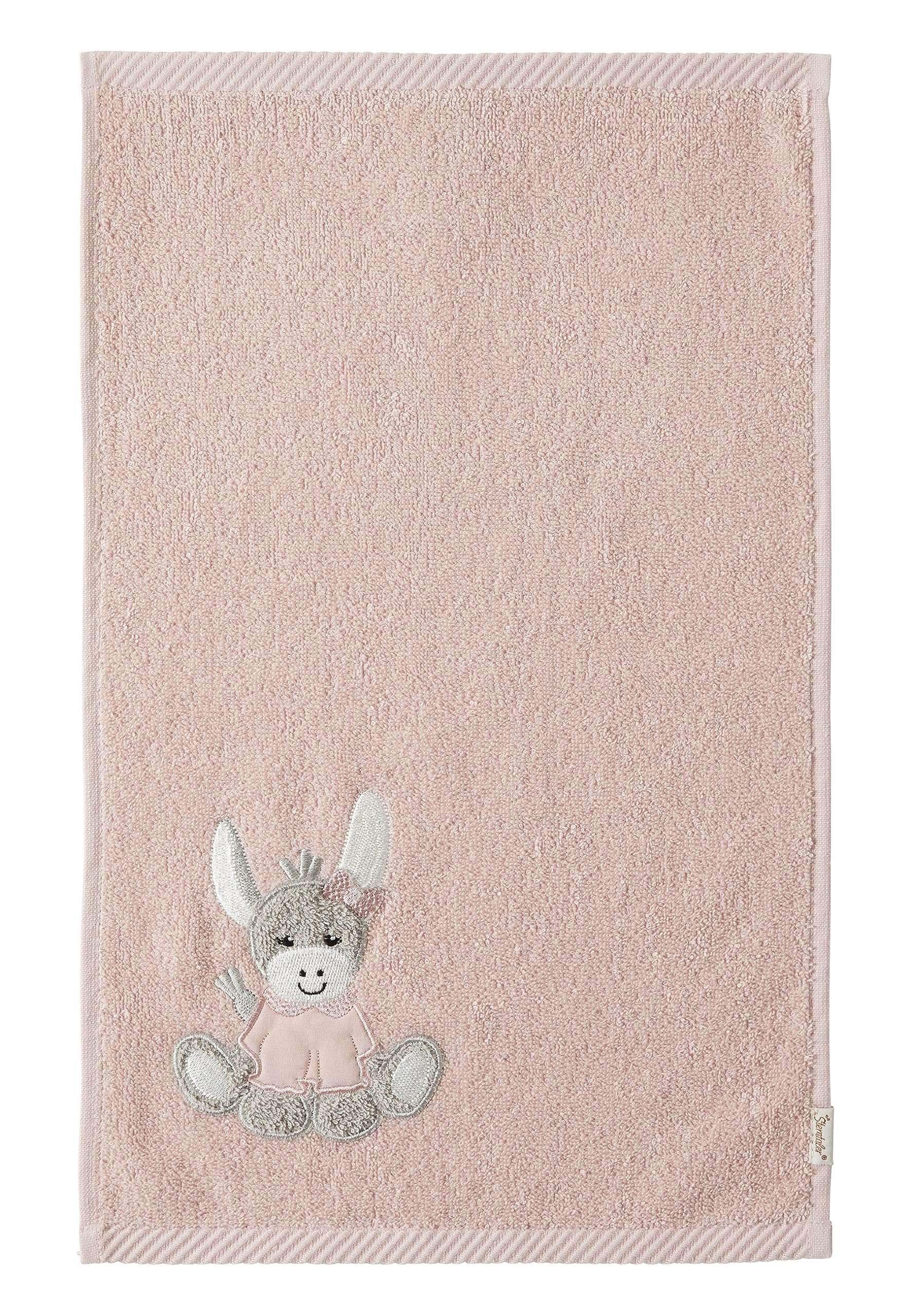 Lot de 2 Serviettes pour Enfant Motif Floral Rose uni