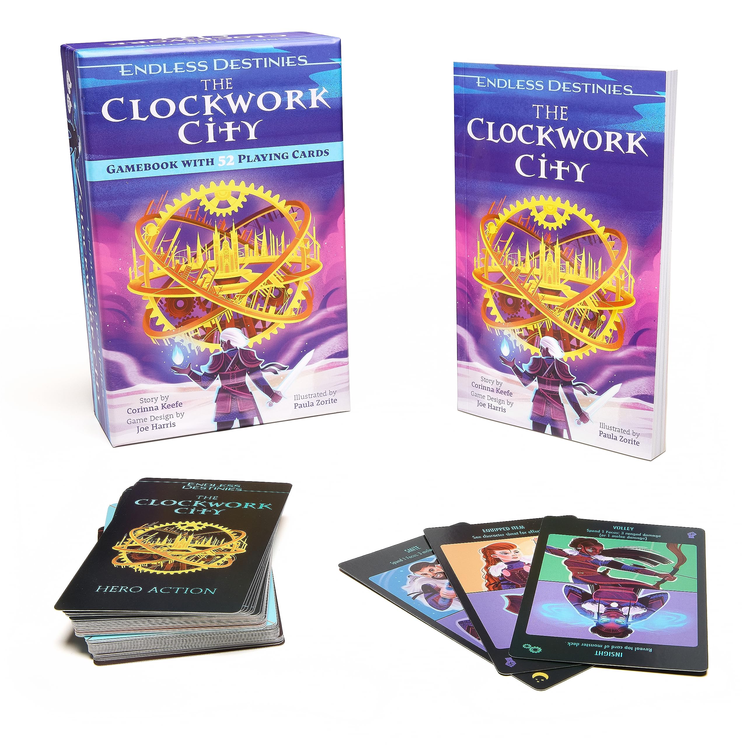 Endless Destinies: The Clockwork City: Interactive Book and Card Game