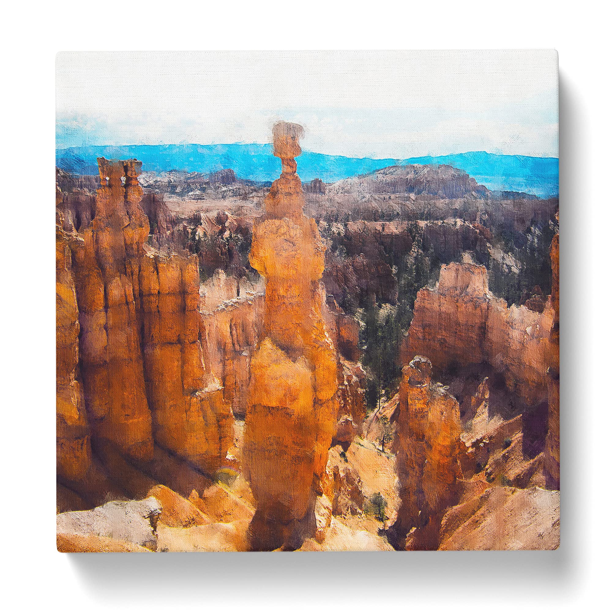 Bryce Canyon In Utah Canvas Print, Mixed, 35L x 35W cm - Image 3